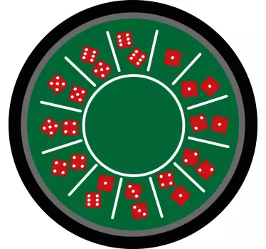 Tid med terninger klistremerker klokke - Tenstickers