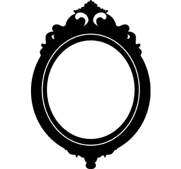 Dekorative vintage speil vegg klistremerke - Tenstickers