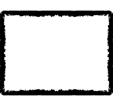 Grunge ramme klistremerke - Tenstickers