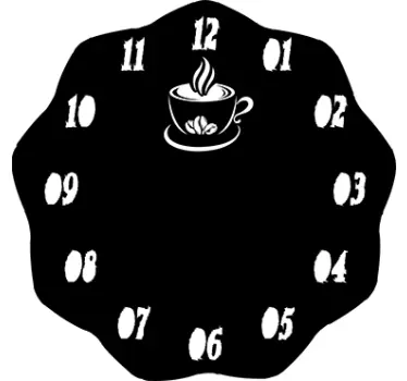 Kaffe klistremerke - Tenstickers