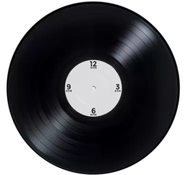 Klistremerke for vinylplata - Tenstickers