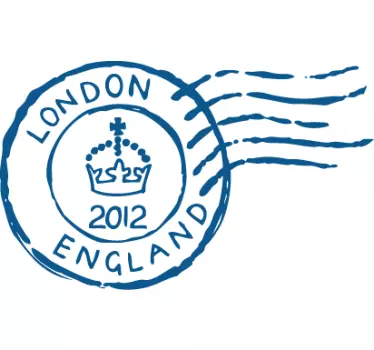 London stempel london klistremerke - Tenstickers