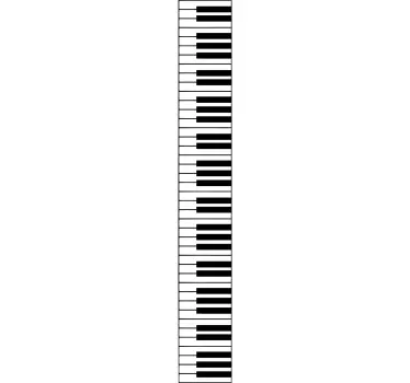 Piano tastatur vegg klistremerke - Tenstickers