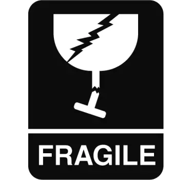 Skjørt skilt forsiktig veggklistremerke - Tenstickers
