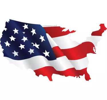 Usa vegg klistremerke - Tenstickers