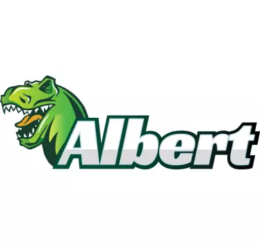 Veggmaleri dinosaur personlig - Tenstickers