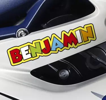Personlig rossi klistremerke til motorsykkel - Tenstickers