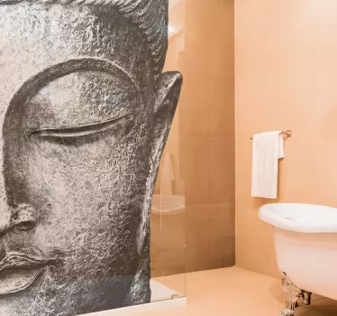 Buddha statue dusj klistremerke - Tenstickers