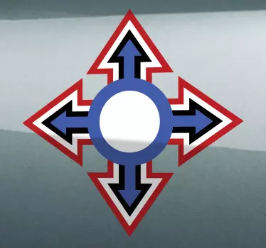 Cross mod bil klistremerke - Tenstickers