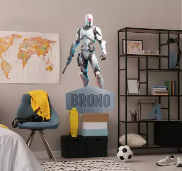 Cyberkjempe spill dekal wallsticker - Tenstickers