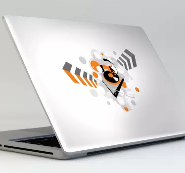 Dj bordbrett laptop klistremerke - Tenstickers