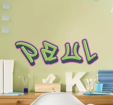 Fantastisk personlig graffiti urban dekal - Tenstickers