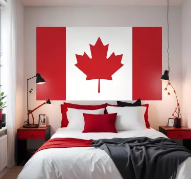 Flagg fra canada veggklistremerke - Tenstickers