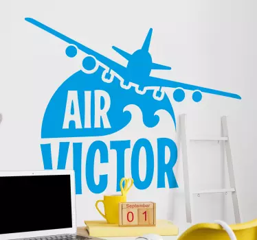 Fly med navn på veggdekaler for tenåringer - Tenstickers
