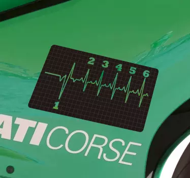 Gir motorsykkel klistremerker - Tenstickers