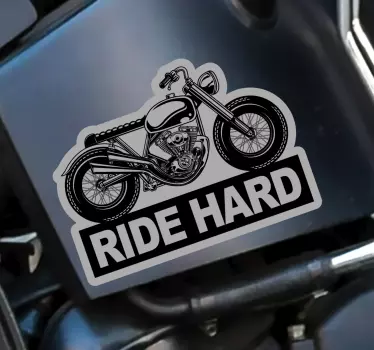 Kjør klistremerker med hard motorsykkel - Tenstickers