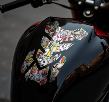 Klistremerke bombe motorsykkel klistremerke - Tenstickers