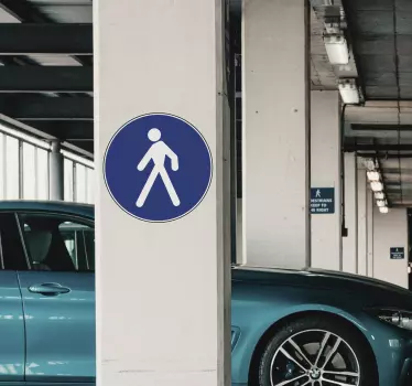Klistremerke for fotgjengervei - Tenstickers