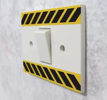 Klistremerke for varsling av bryter - Tenstickers