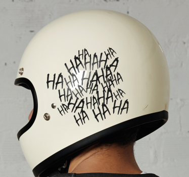 Latter ensfarget design motorsykkel klistremerke - Tenstickers