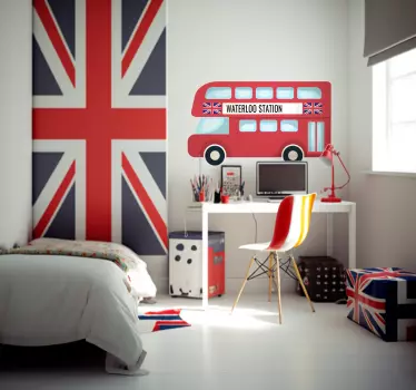 London buss skikk london stickers - Tenstickers