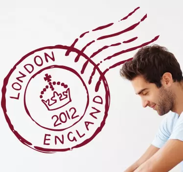 London stempel london klistremerke - Tenstickers