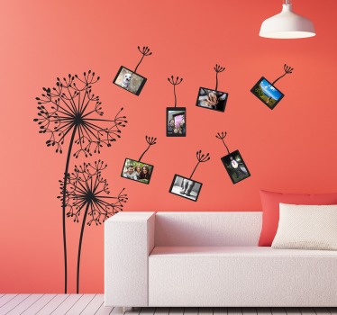 Løvetann bilder blomster veggoverføringsbilde - Tenstickers