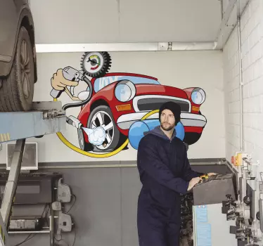 Lufttrykk bil klistremerke - Tenstickers