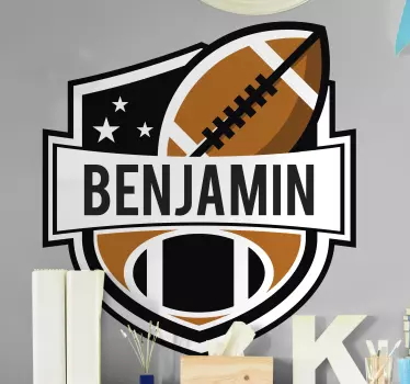 Merkeskilt for amerikansk fotball - Tenstickers