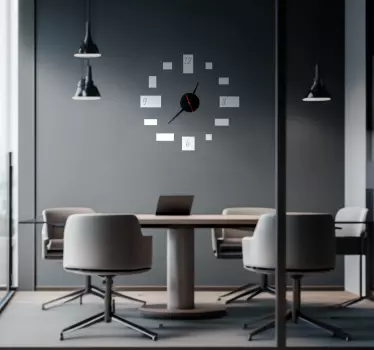 Moderne kvadrater og tallModerne kvadrat og tall klistremerker kl - Tenstickers