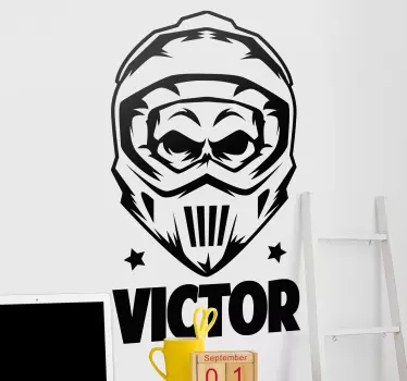 Motocross med navn motocross-merket - Tenstickers