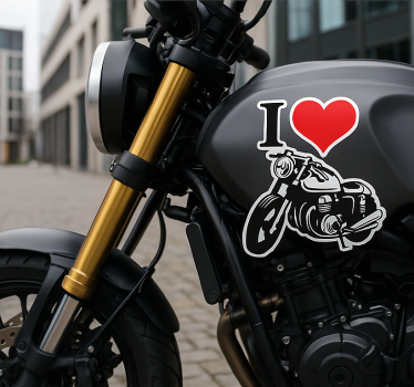 Motorsykkel klistremerke jeg elsker motorsykkel - Tenstickers