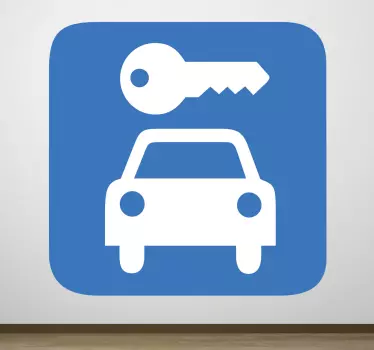 Parkerings klistremerke skilt klistremerke - Tenstickers