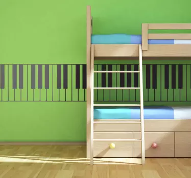 Piano tastatur vegg klistremerke - Tenstickers
