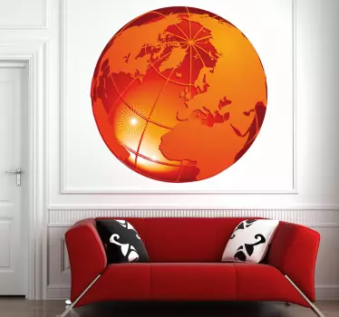 Rød planet jordoverføringsbilde - Tenstickers
