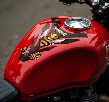 Sint bie motorsykkel klistremerke - Tenstickers
