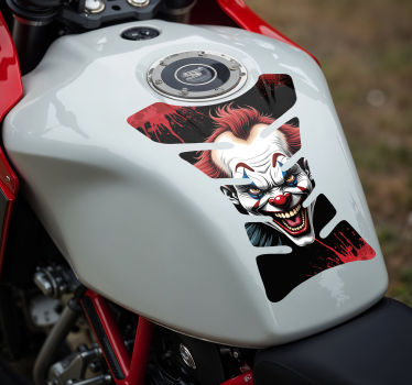 Sint klovn motorsykkel klistremerke - Tenstickers