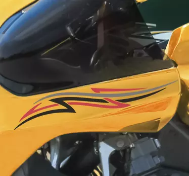 Stamme grafiske motorsykkel klistremerker - Tenstickers