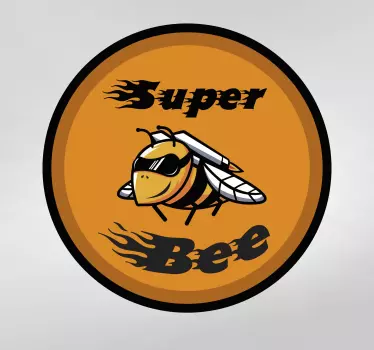 Super bee 70-tallet motorsykkel klistremerker - Tenstickers