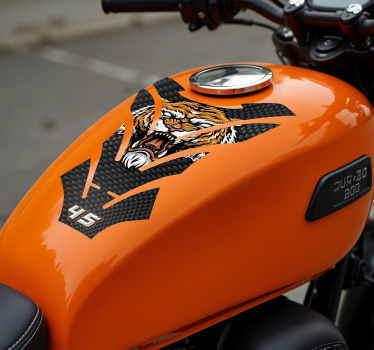 Tiger motorsykkel klistremerke - Tenstickers