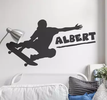 Tilpasset skateboard ekstremsport veggoverføringsbilde - Tenstickers