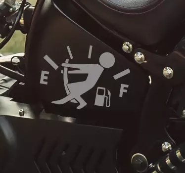 Tom brensel mann motorsykkel klistremerker - Tenstickers