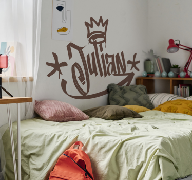 Urban monocolor navnUrban monofarge navn wallsticker ungdom - Tenstickers