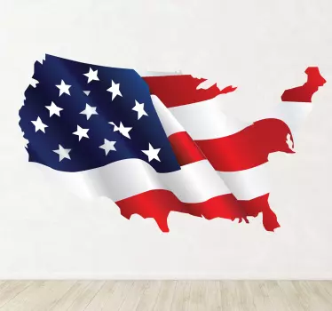 Usa vegg klistremerke - Tenstickers
