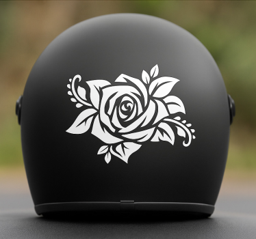 Villrosedesign motorsykkel klistremerke - Tenstickers