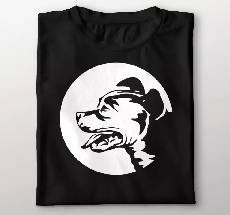 Amerikansk stafford tilpasset t-skjorte - Tenstickers