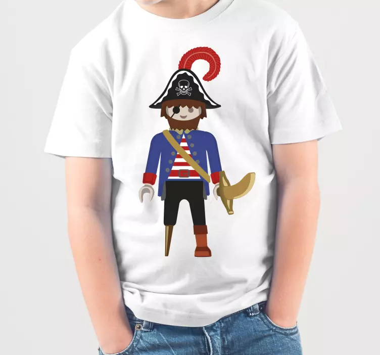 Camiseta pirata tegneserie t-skjorte spedbarn - Tenstickers