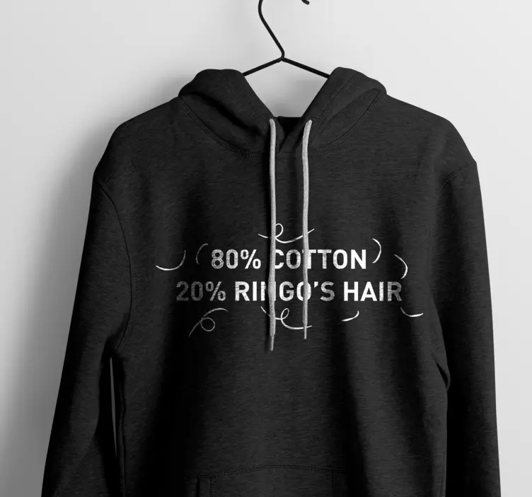 Kjæledyr hår hettegenser med navn - Tenstickers