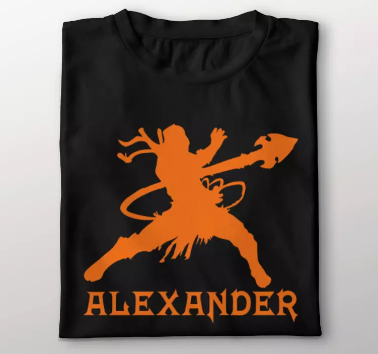 Kriger med navn t-skjorte - Tenstickers