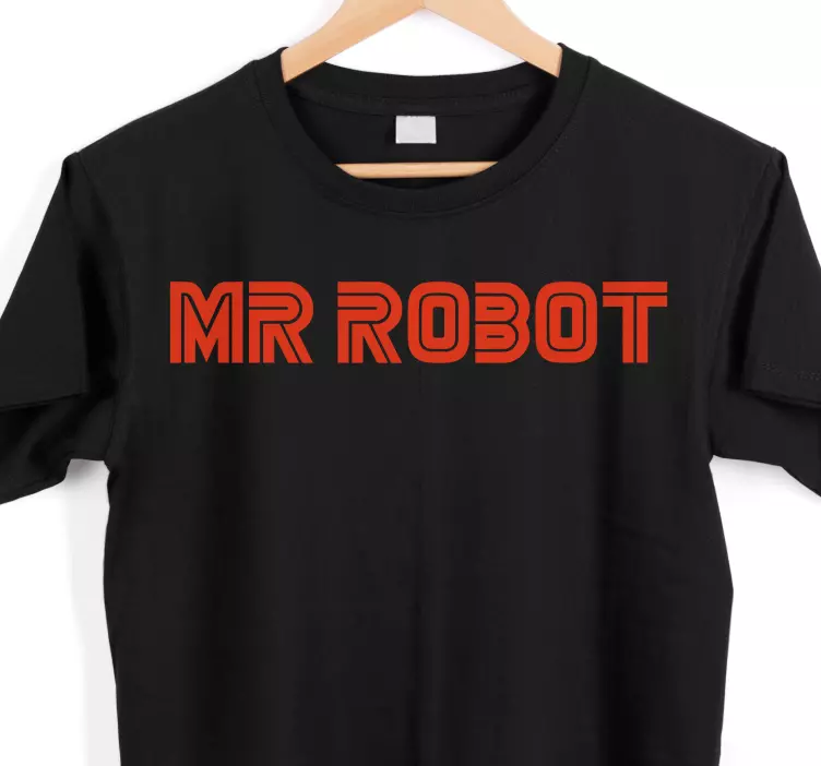 Mr robot t-skjorte i tilpasset serie - Tenstickers